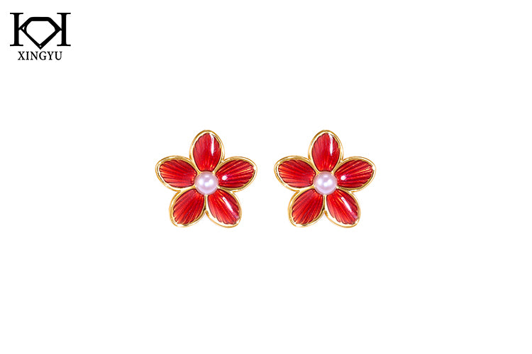 Brincos Flores Coloridas ECG0088