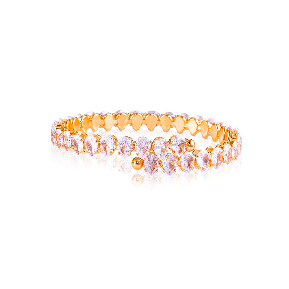 Bracelete Riviera Luxo Marquise stone oval  DCG0948