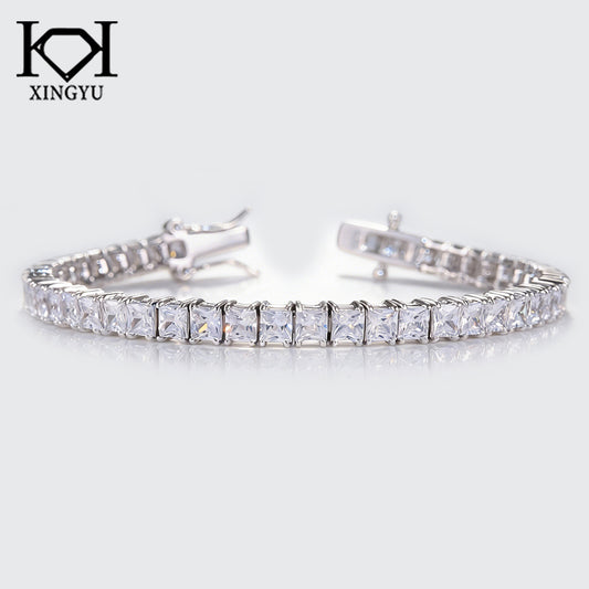 Pulseira luxo 17.5CM prata 925 CH00628