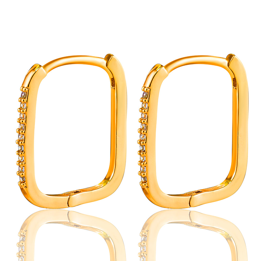 Trio Argolinhas Retangulares DCG1420