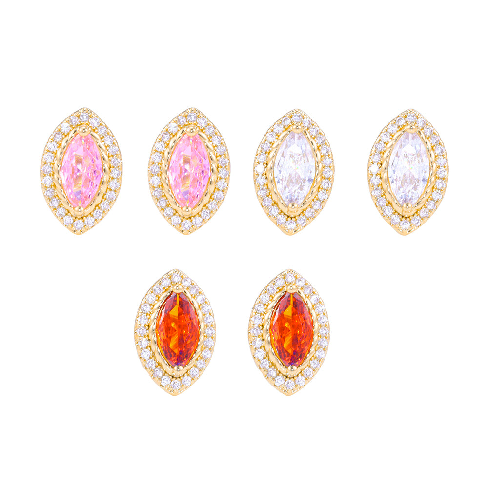 Brincos Gotas Cravejadas Sublime DCG0869