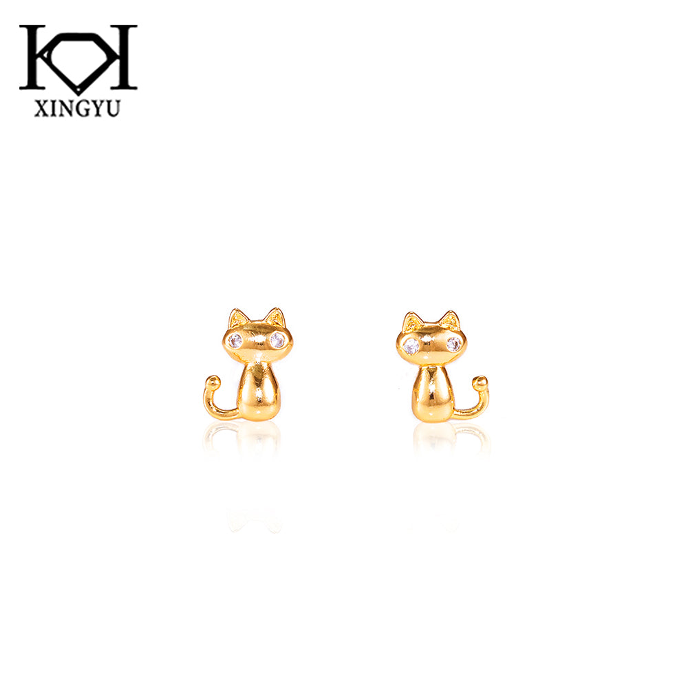 Brincos Infantil Gatinho DCG0996