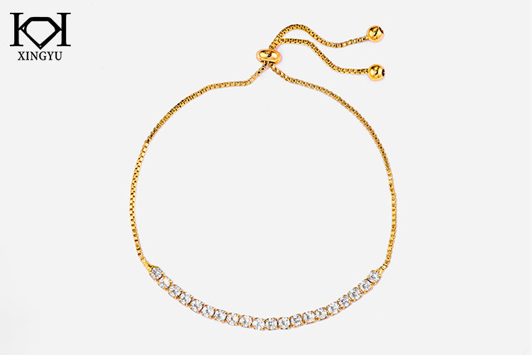 Pulseira Cravejada Ajustavel DCG1455