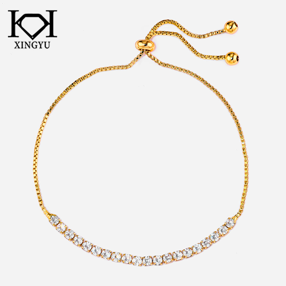Pulseira Cravejada Ajustavel DCG1455