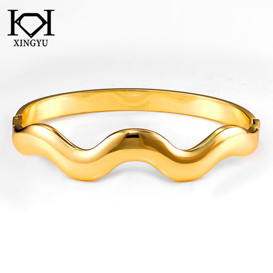 Bracelete Liso Ondas DCG1372