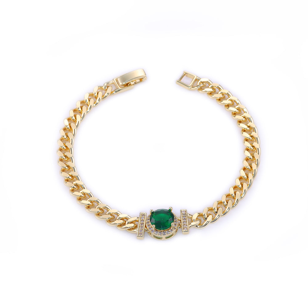 Pulseira Grumet Esmeralda DCG0616