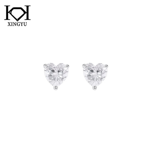 Brincos Trio ponto de luz coracao DCG0937