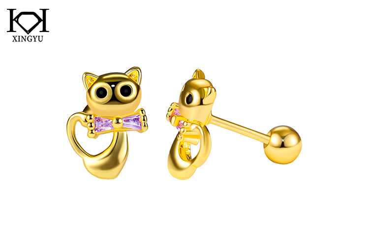 Brincos Cat Cute DCG1082
