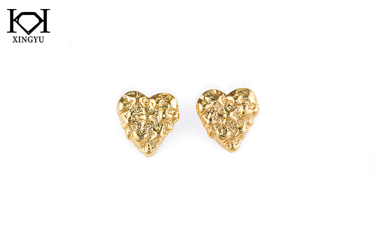 Brincos Coracoes de Luxo ECG0225