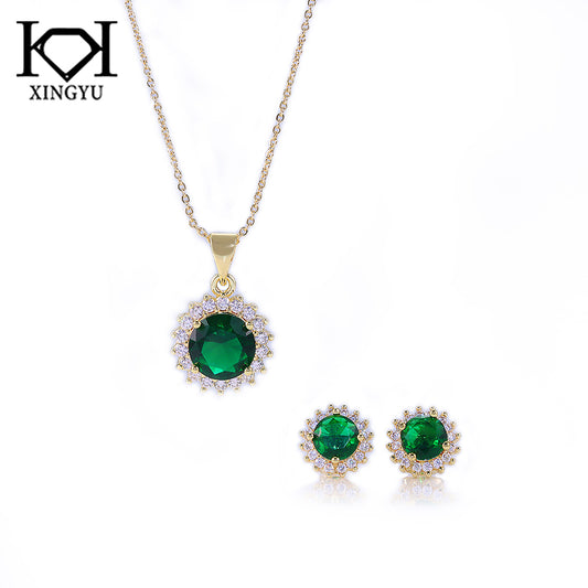 Conjunto Luxo Esmeralda DCG0706
