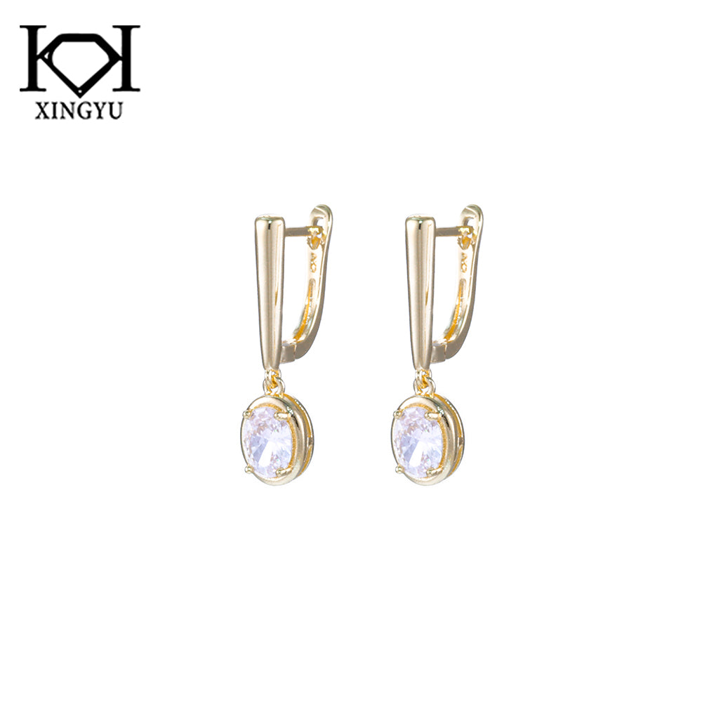 Argolinha Lisa Oval com Zirconia DCG0840