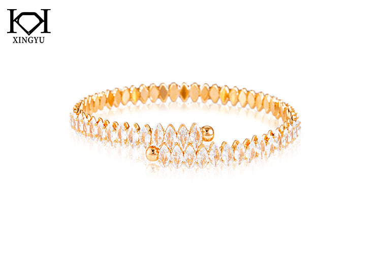 Pulseira rigido Riviera luxo DCG1003