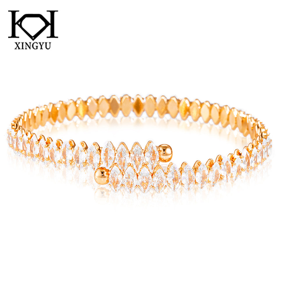 Pulseira rigido Riviera luxo DCG1003