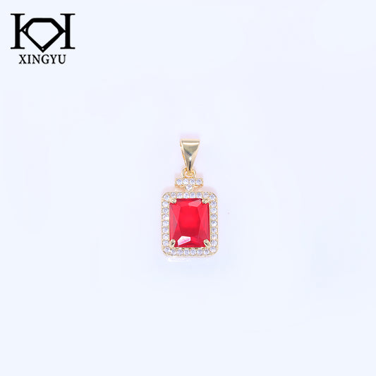 Pingente Luxo Rodolita DCG0674