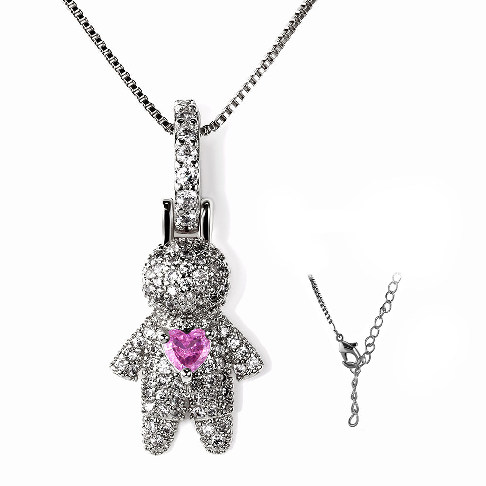 Pingente Menina Cravejada para Rivieras XYP101901