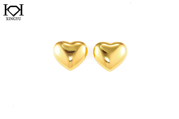 Brincos Elegancia Coracao ECG0330