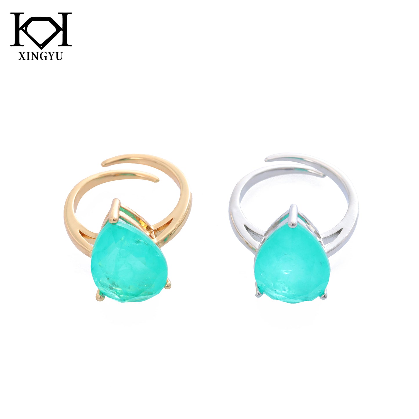 Anel gota Aqua XYR103684