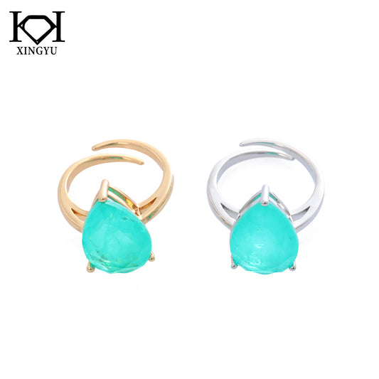 Anel gota Aqua XYR103684