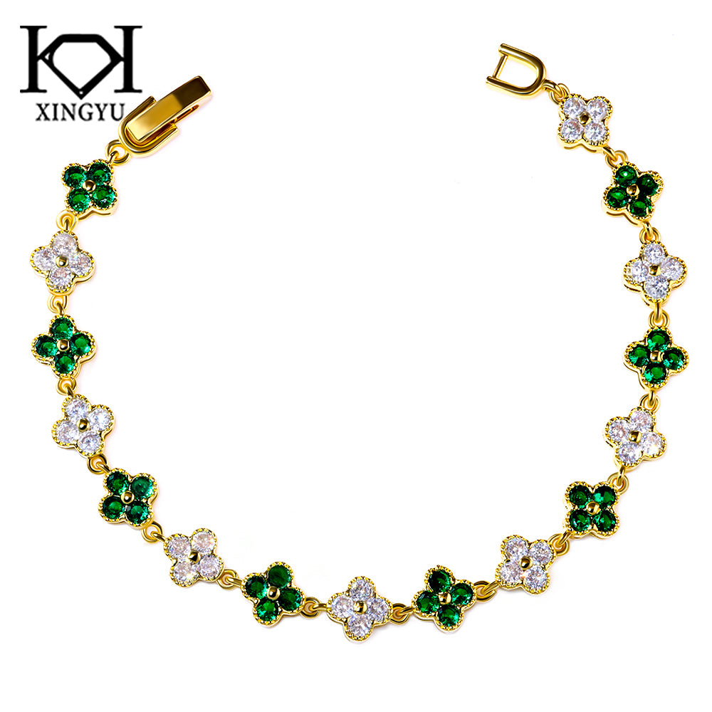 Pulseira Riviera Flowers colors 17 cm  DCG0827