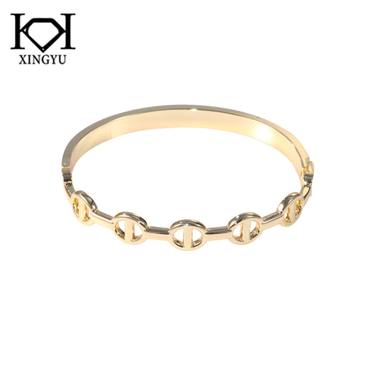 Bracelete liso inspiracao DCG0486