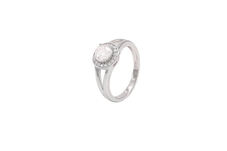 Anel prata 925 e Moissanite krs09459