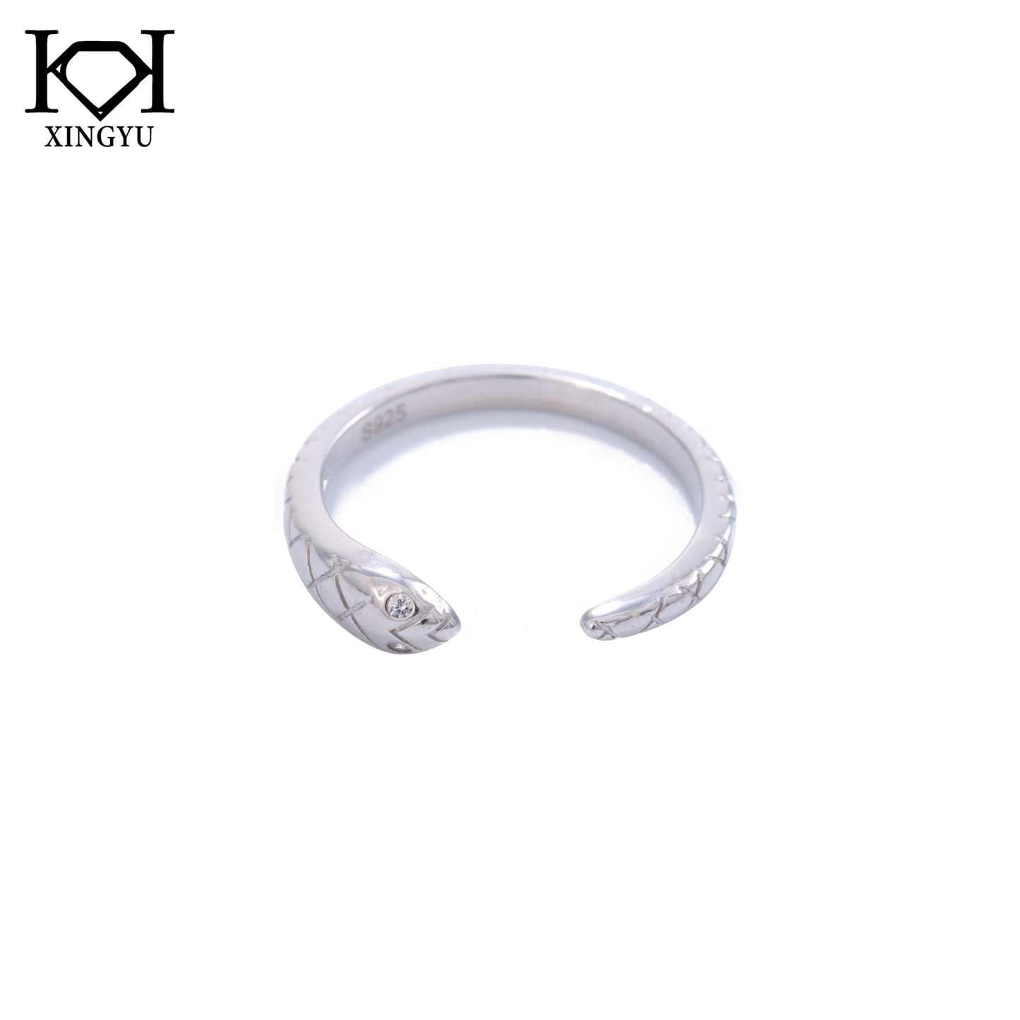 Anel Regulável Serpente - Prata 925 DCG0360