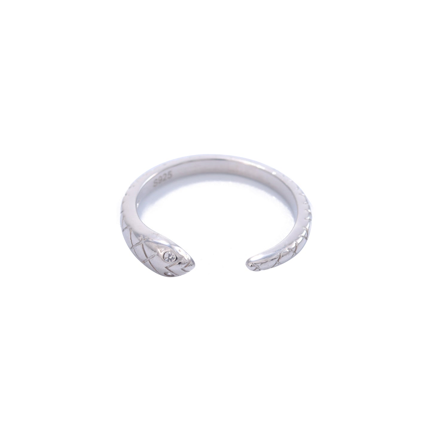 Anel Regulável Serpente - Prata 925 DCG0360
