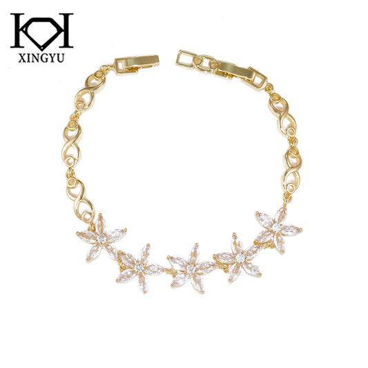 Pulseira flores iluminadas DCG0919