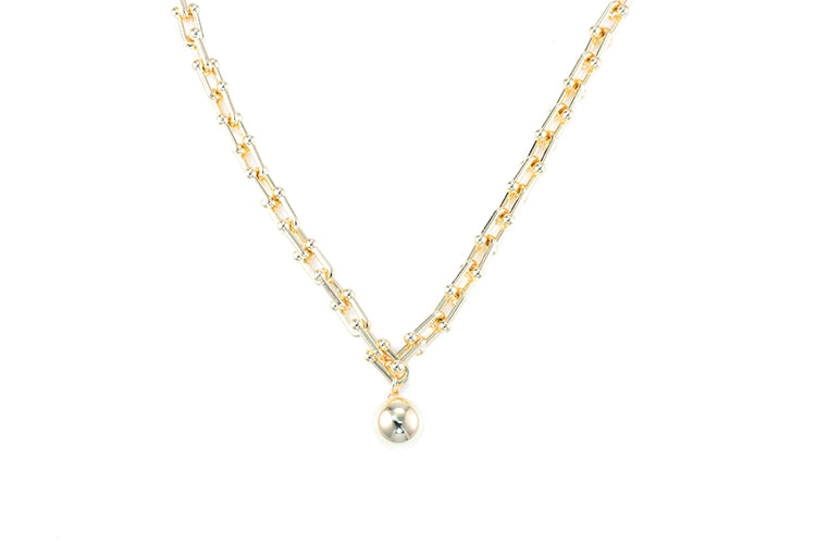 Colar Esfera Lisa Luxo Inspiracao Tiffany DCG0863