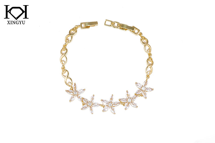 Pulseira flores iluminadas DCG0919