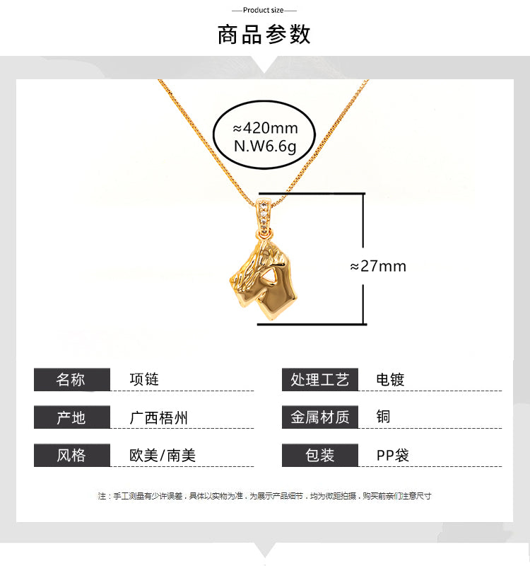 Colar letras iniciais XYN101597