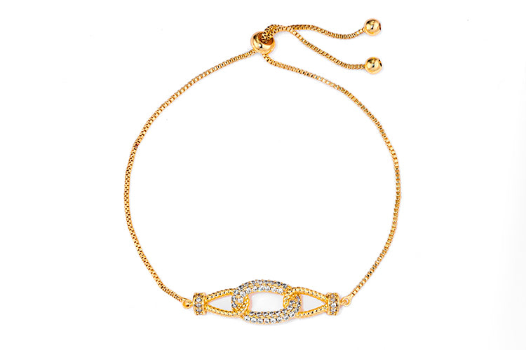Pulseira Oval Cravejada DCG1459