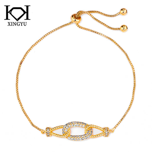 Pulseira Oval Cravejada DCG1459