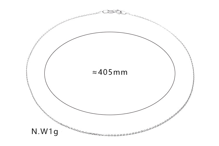 Silver chain 40cm  HPL001