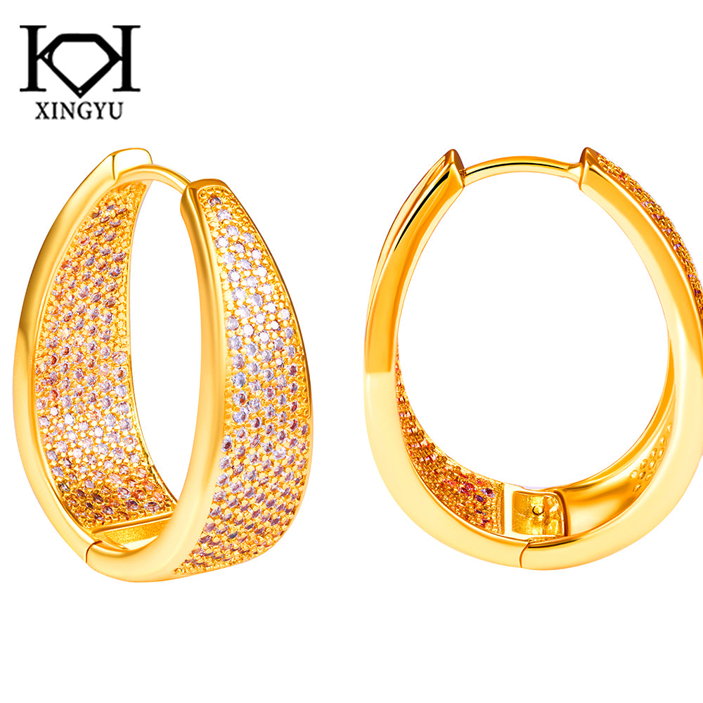 Brincos Argola Pave YE0001