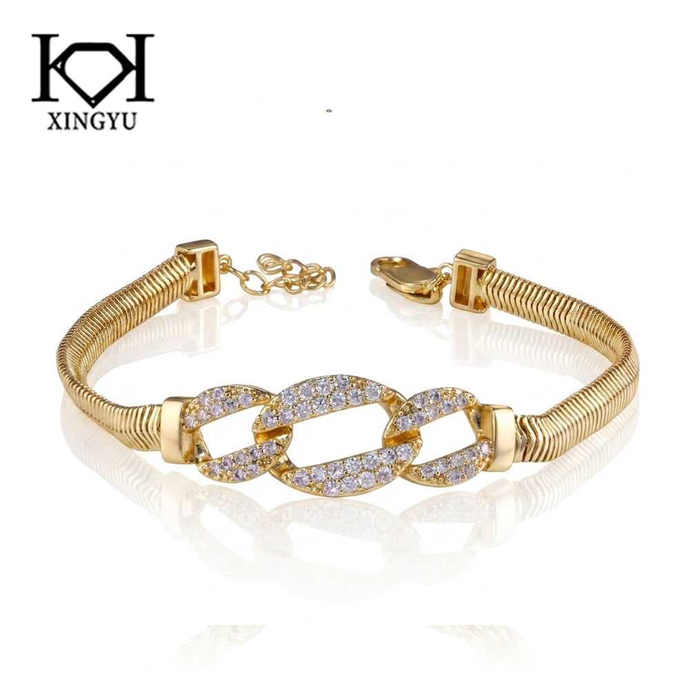 Pulseira Elos Cravejados DCG1592