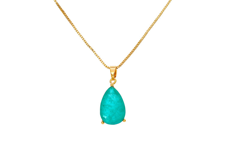 Colar Gota Turquesa 040-49