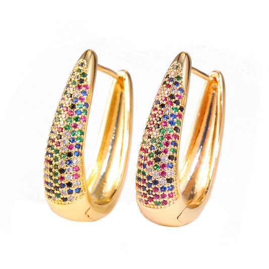 Argola cravejada XYE102365