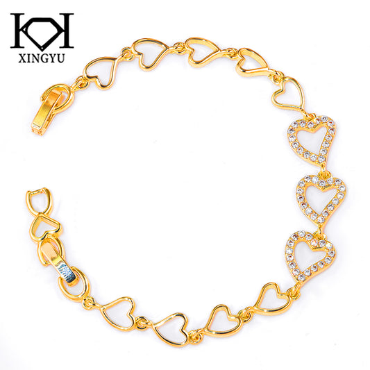 Pulseira Coração Cravejado DCG1385
