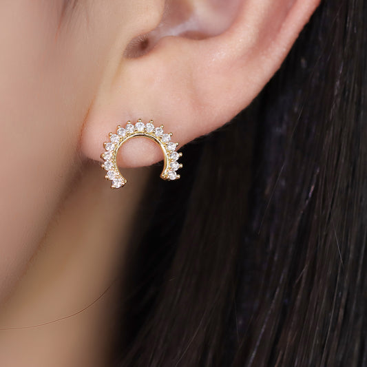 Brincos meia lua XYE104411