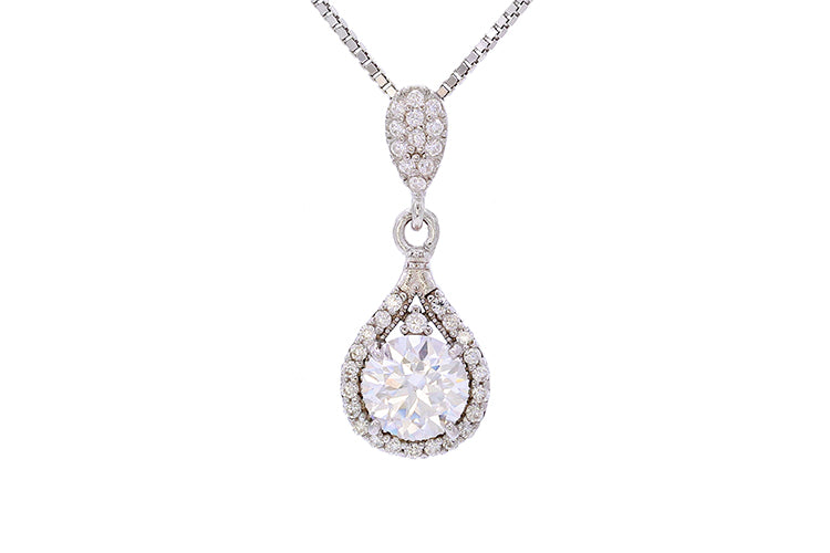 Colar Luxo e estilo Prata 925 e Moissanite XYN101330