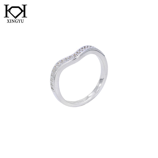 Anel Realeza Prata 925 e Moissanite XYR101496