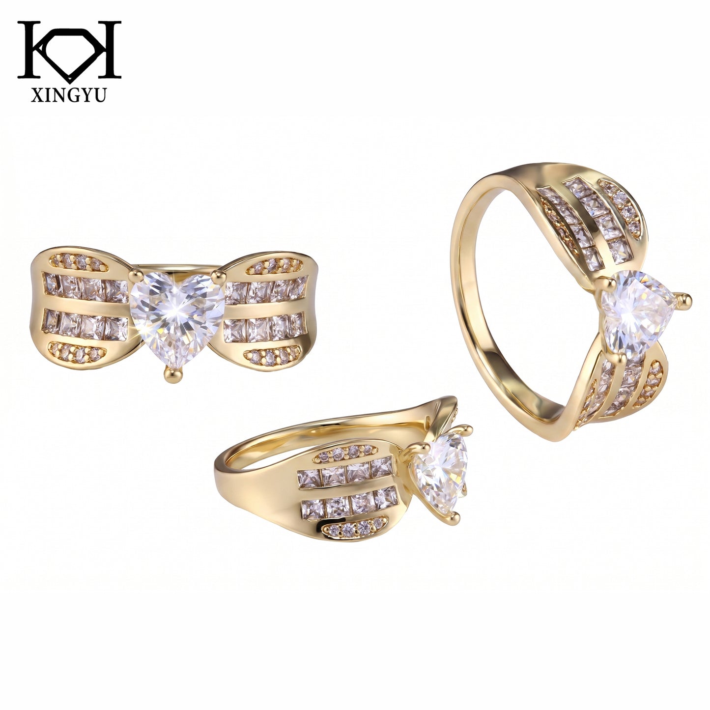Anel Elegante Cravejado DCG1633