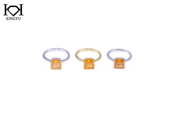 Anel Solitario  Alto Carbono DCG0701