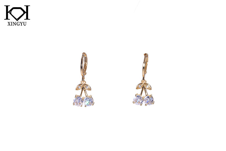 Trio de brincos Cereja DCG0432