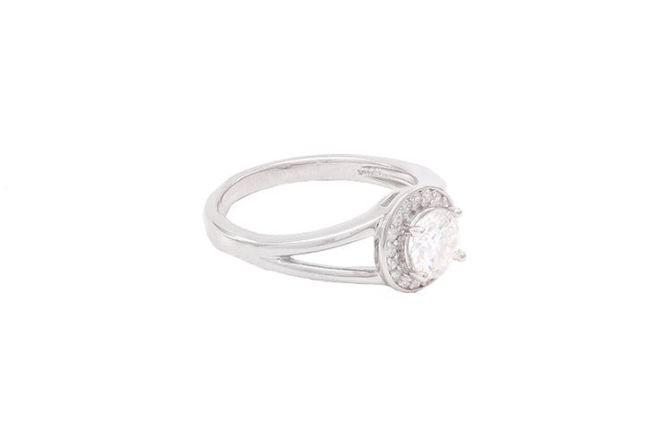 Anel prata 925 e Moissanite krs09459