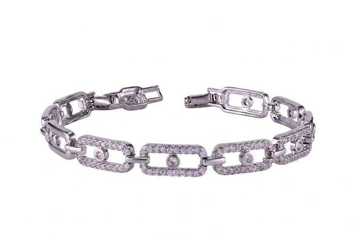 Pulseira Elos Ovais inspiracao DCG1656