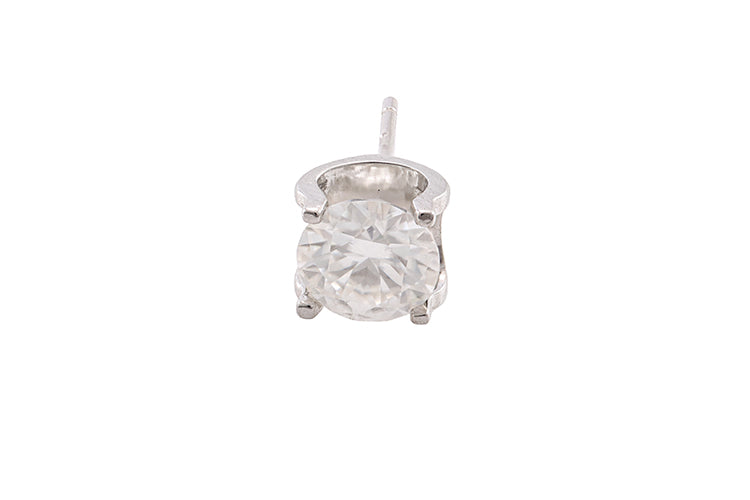 Brincos ponto de Luz Luxo Prata 925 e Moissanite XYE104881
