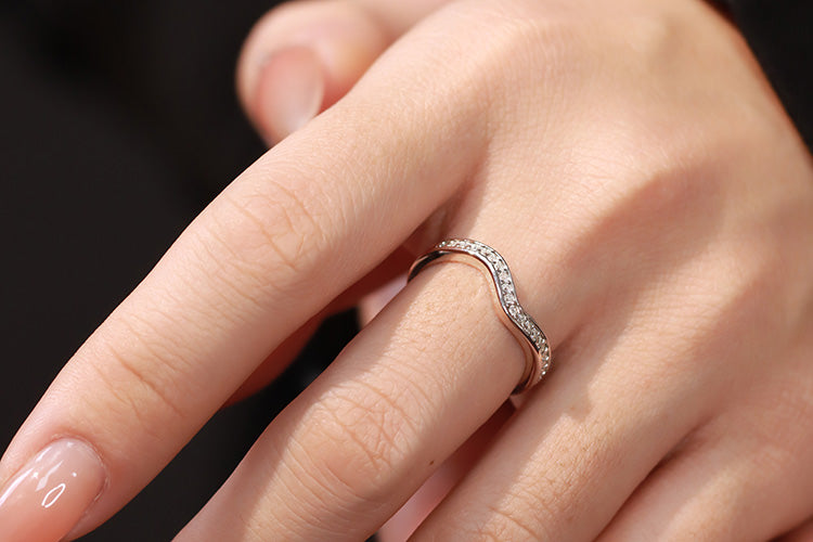 Anel Realeza Prata 925 e Moissanite XYR101496