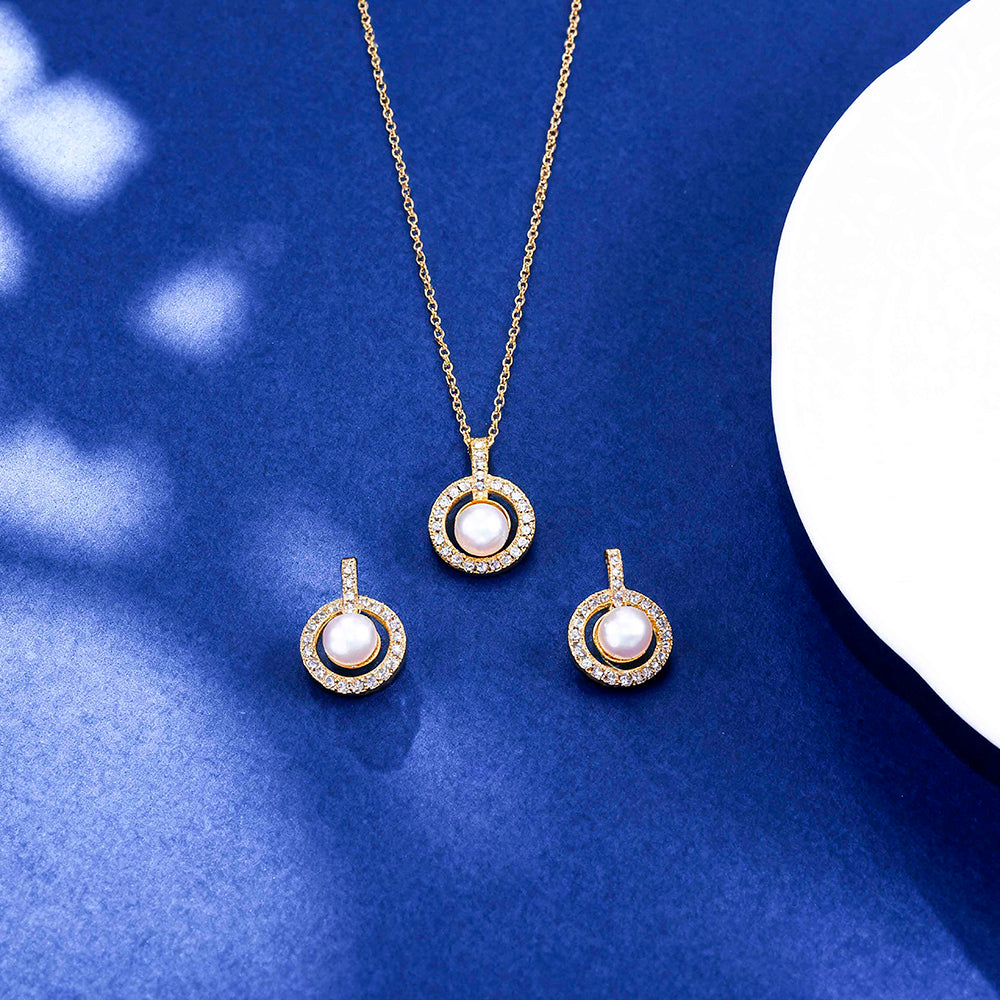 DCG0890 Chinese gold White+shell set